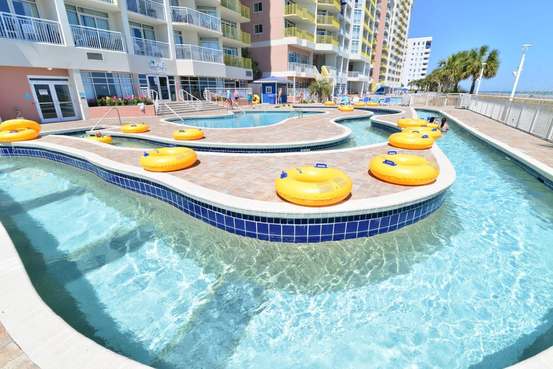 Oceanfront Top Location Modern Resort Lazy River Huge Pool Oasis Миртъл Бийч Екстериор снимка